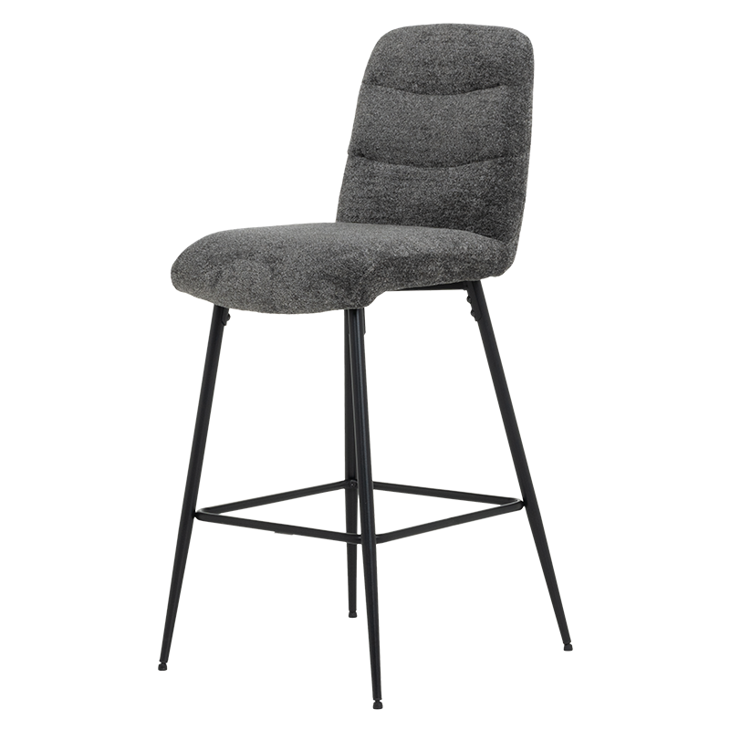 Бар стол ALFORD - тъмносив XV