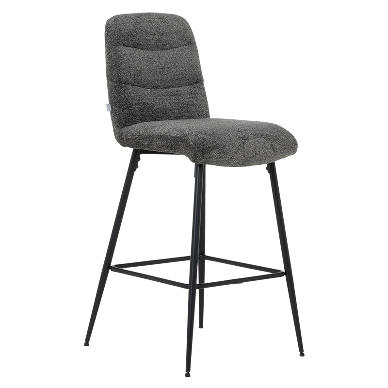 Бар стол ALFORD - тъмносив XV