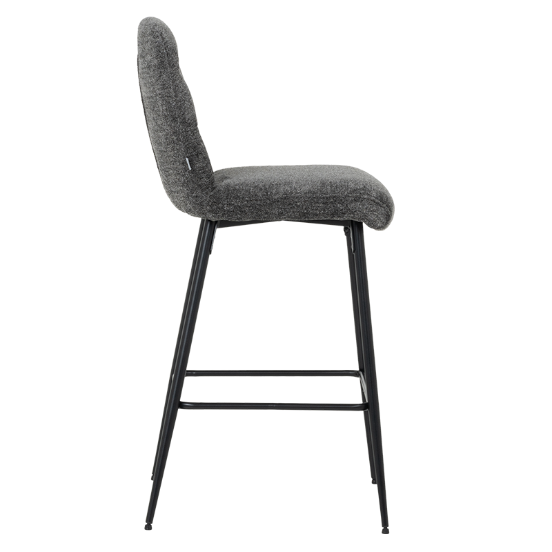 Бар стол ALFORD - тъмносив XV