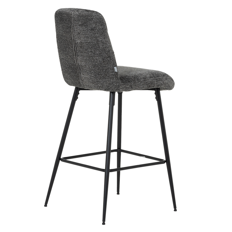 Бар стол ALFORD - тъмносив XV