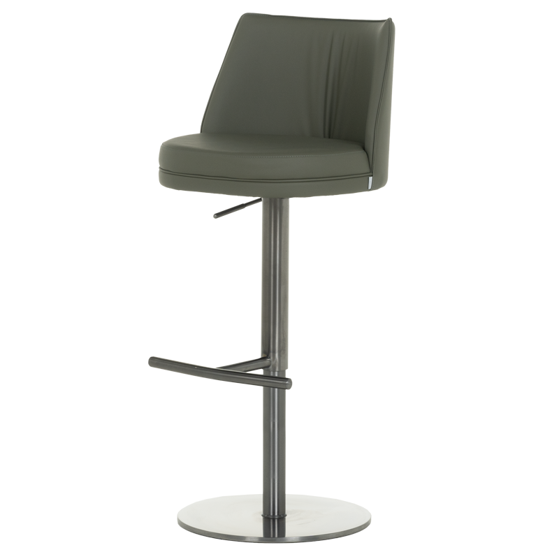 Бар стол KARIBA - черно-зелен BG