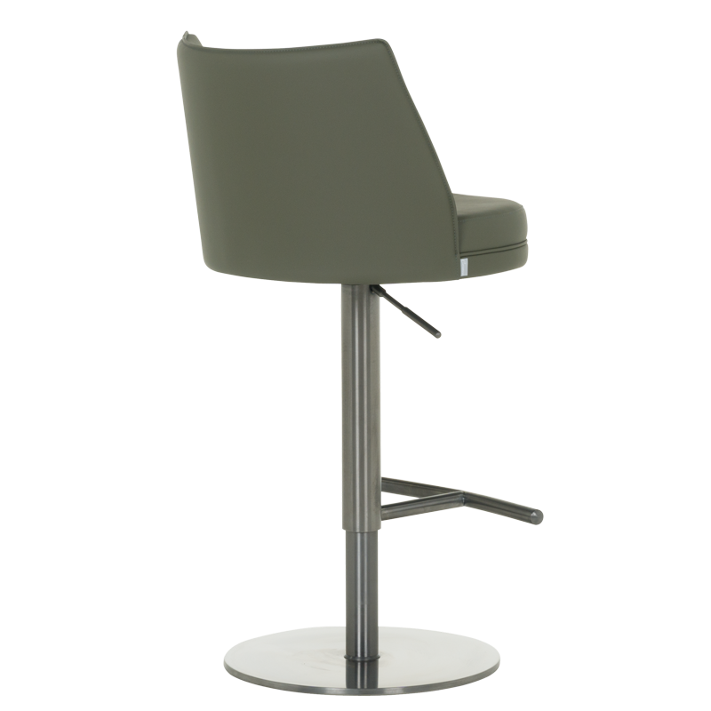 Бар стол KARIBA - черно-зелен BG