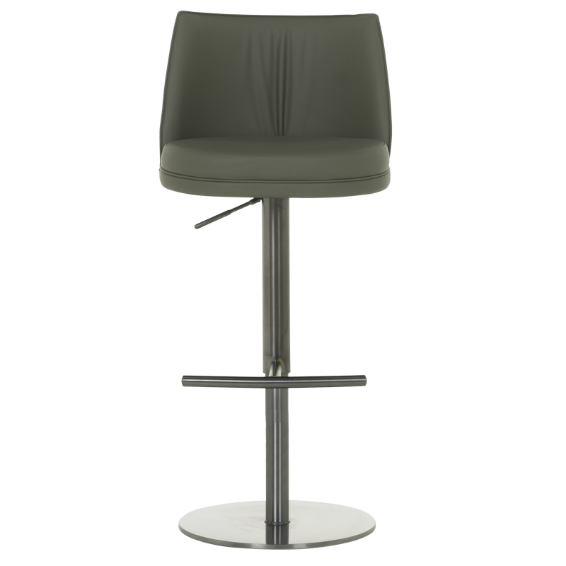 Бар стол KARIBA - черно-зелен BG