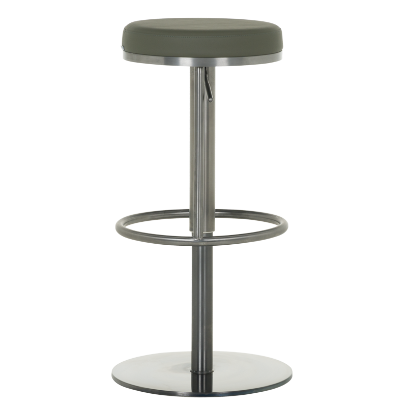 Бар стол BEZU - черно-зелен BG