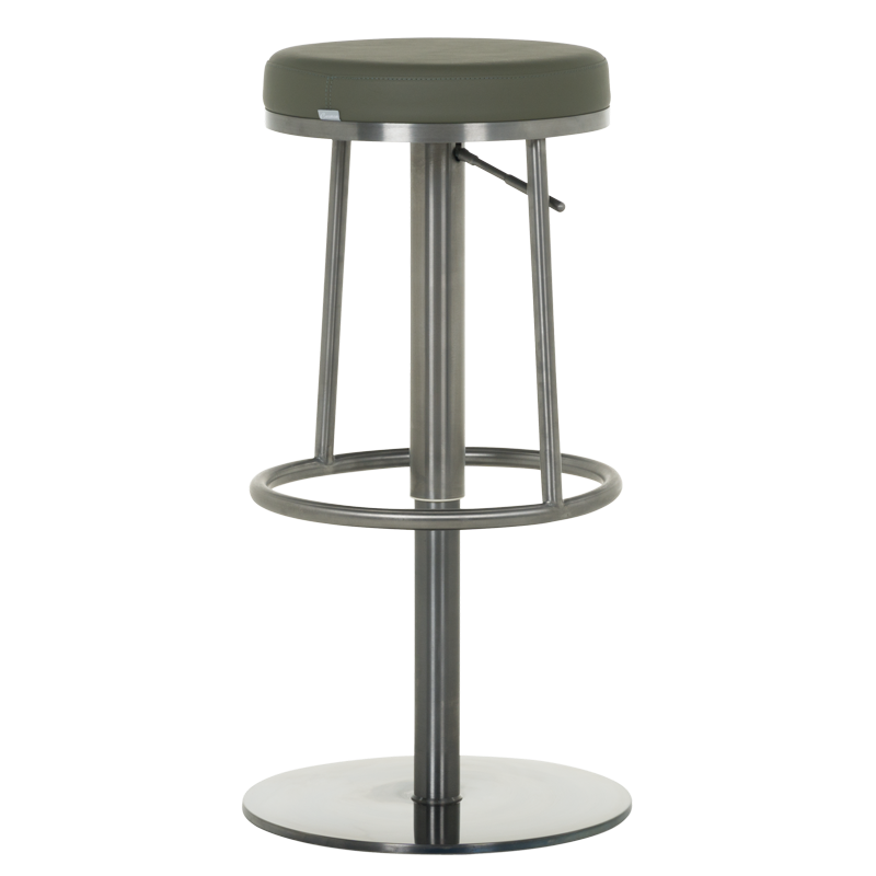 Бар стол BEZU - черно-зелен BG