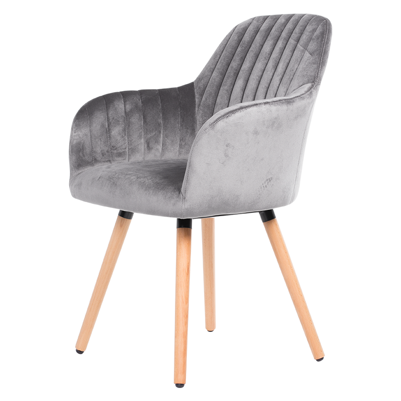 Трапезен стол Carmen 9970 - сив