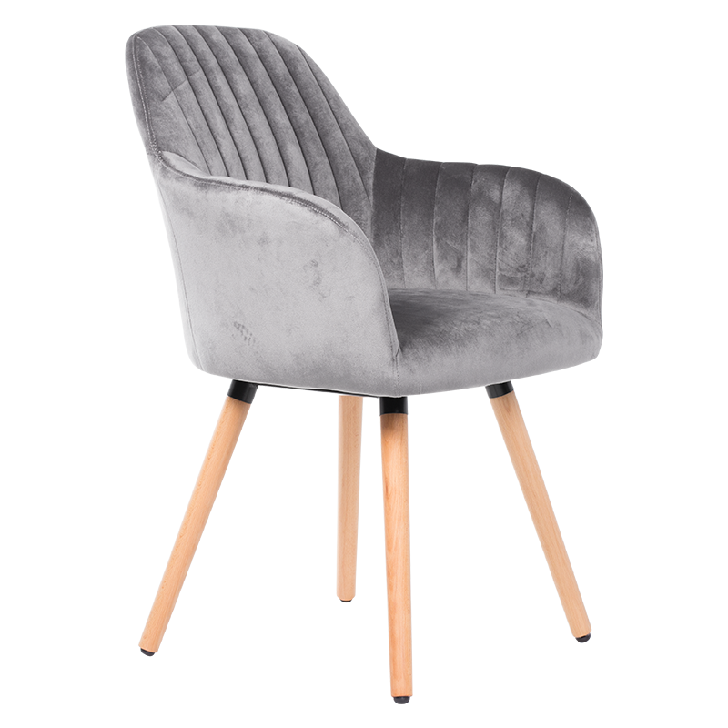 Трапезен стол Carmen 9970 - сив