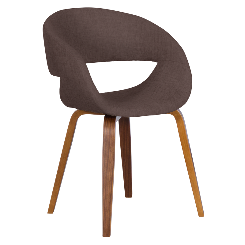 Трапезен стол Carmen 9975 - орех - кафяв