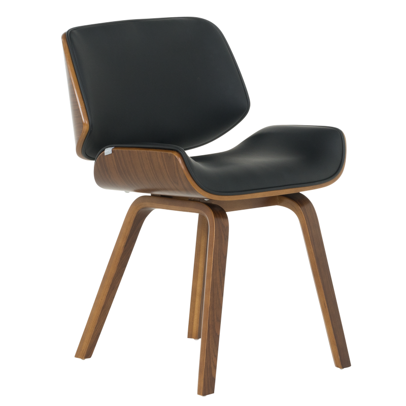 Трапезен стол Carmen 9976 - орех-черен