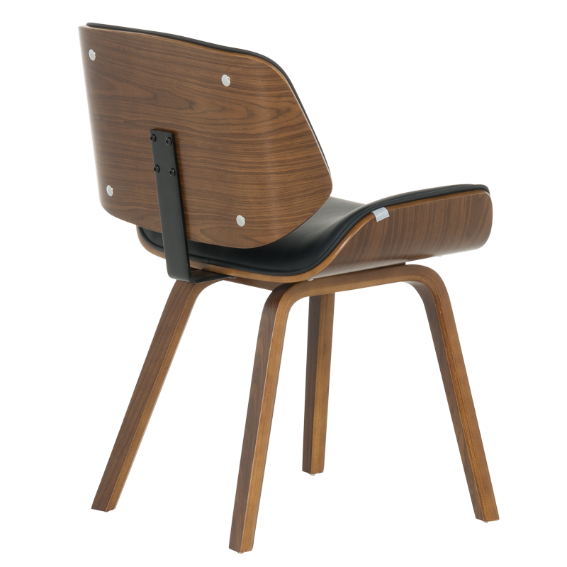 Трапезен стол Carmen 9976 - орех-черен