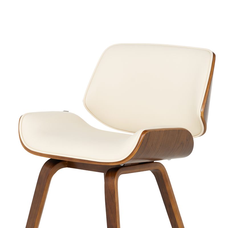 Трапезен стол Carmen 9976 - орех-крем