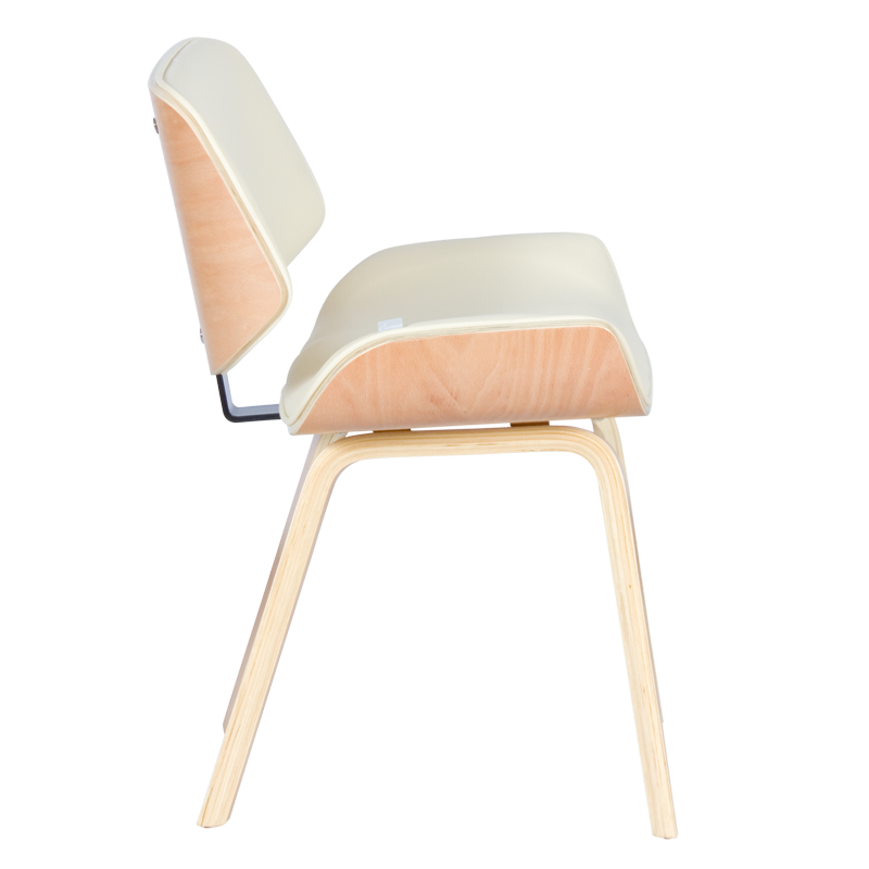 Трапезен стол Carmen 9976 - бук-крем