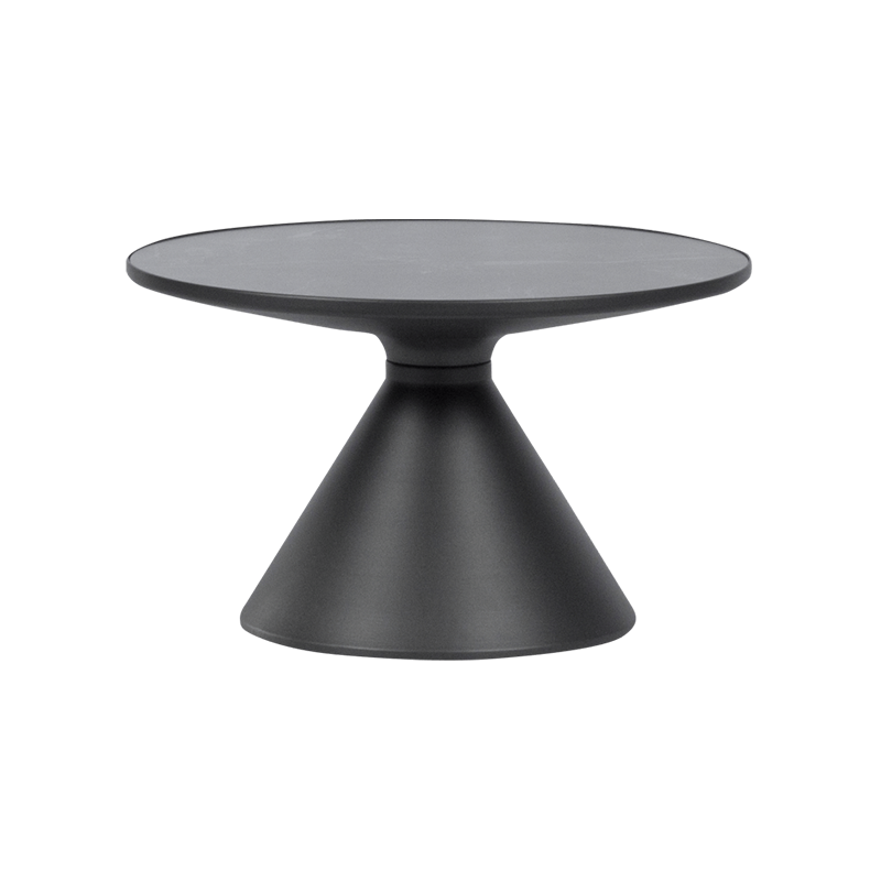 Холна маса ZARY 2 - бяла - черна