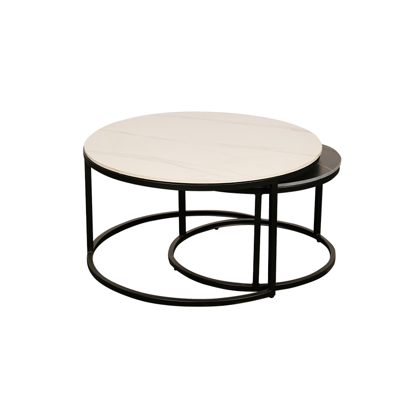 Комплект холни масички FRISKO - черно + бял