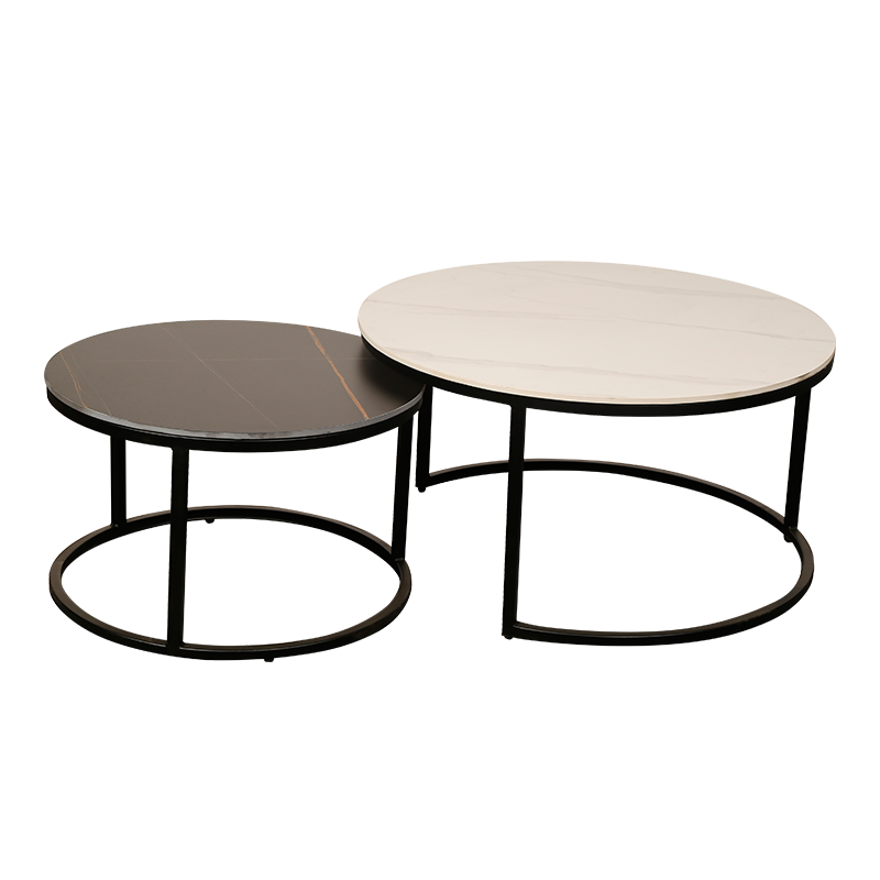 Комплект холни масички FRISKO - черно + бял