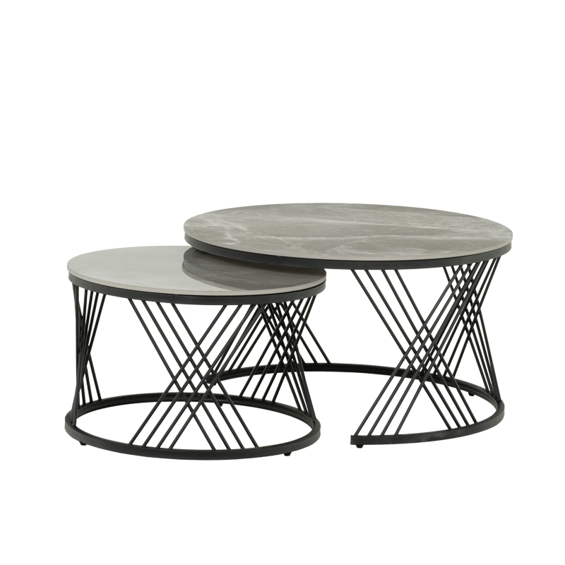 Комплект помощни холни масички LAHOLM - сив