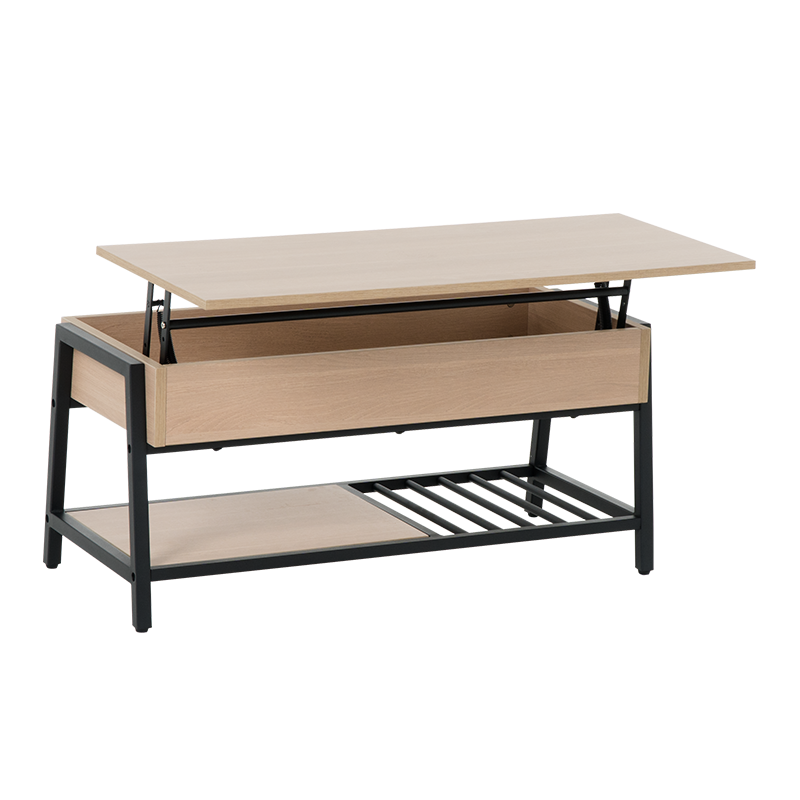 Холна маса с повдигащ механизъм DALLAS - дъб сонома