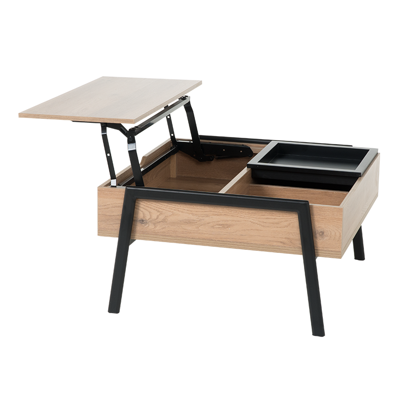 Холна маса с повдигащ механизъм KENT - златен дъб