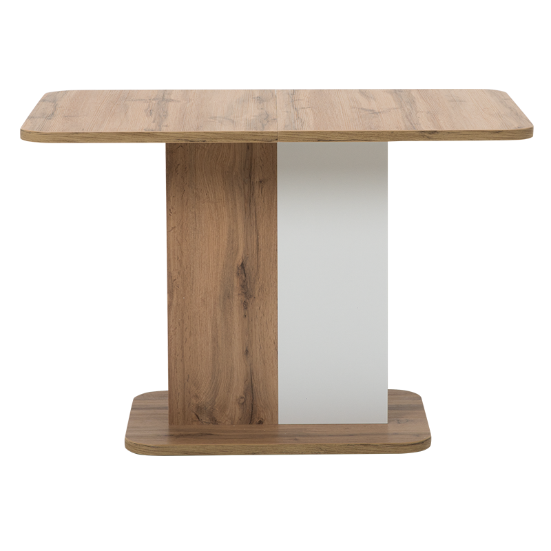 Разтегателна трапезна маса NEXT дъб вотан - бял