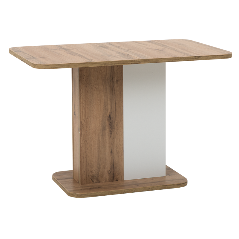 Разтегателна трапезна маса NEXT дъб вотан - бял