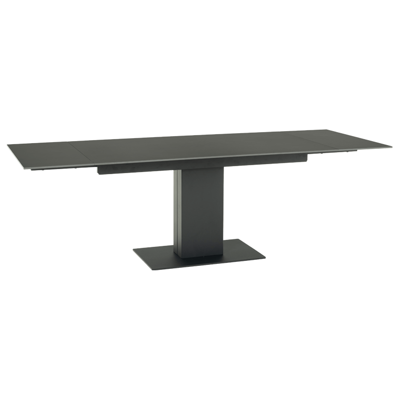 Разтегателна трапезна маса JURATA - черна