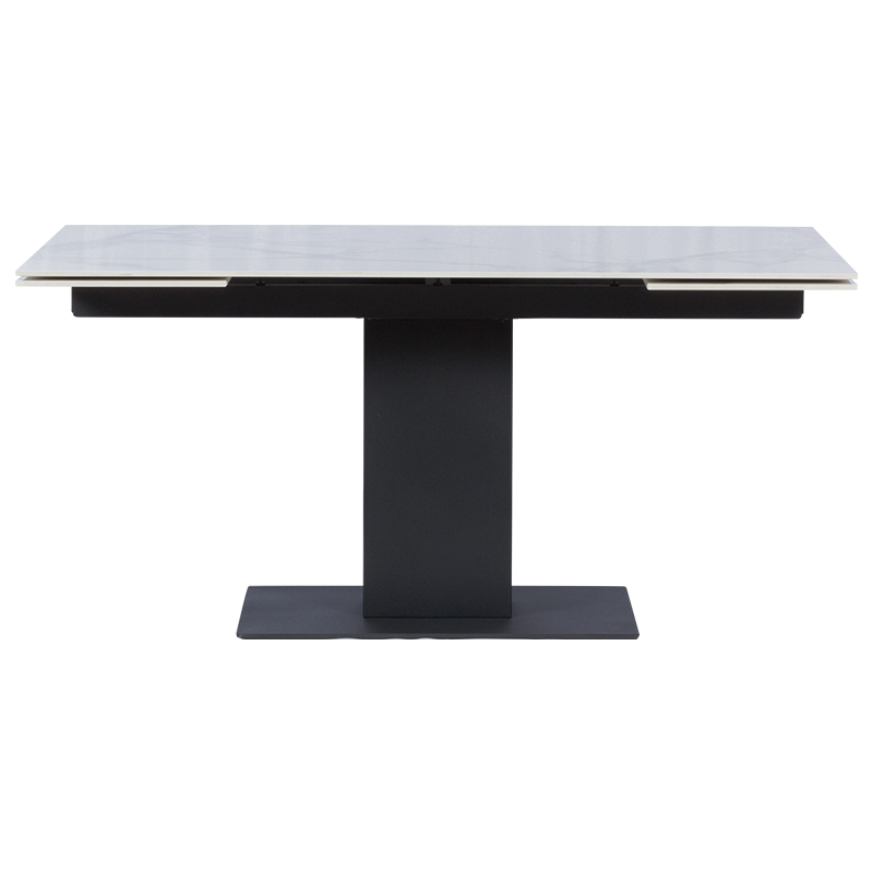 Разтегателна трапезна маса JURATA - бяла