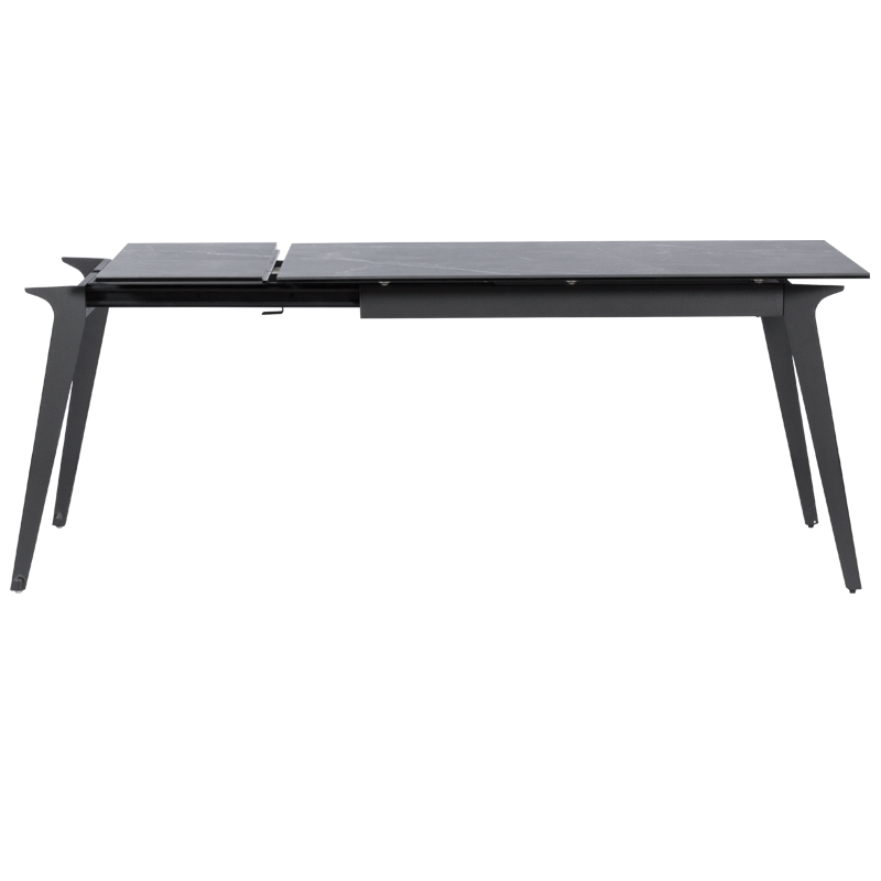 Разтегателна трапезна маса LAGOW - черна