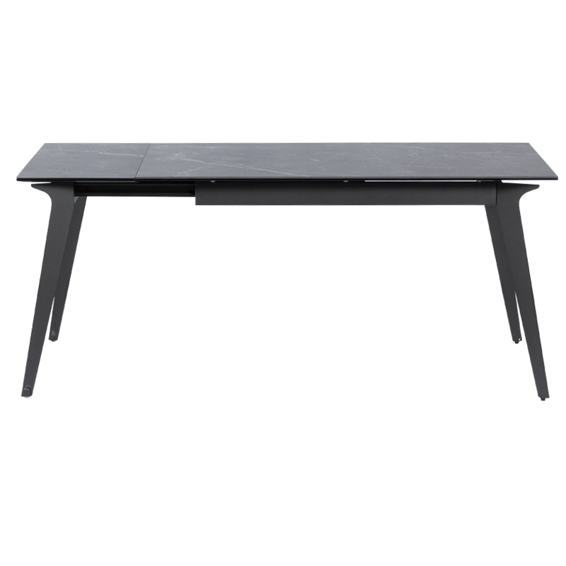 Разтегателна трапезна маса LAGOW - черна