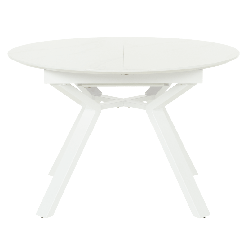 Разтегателна трапезна маса BOSTON - бяла