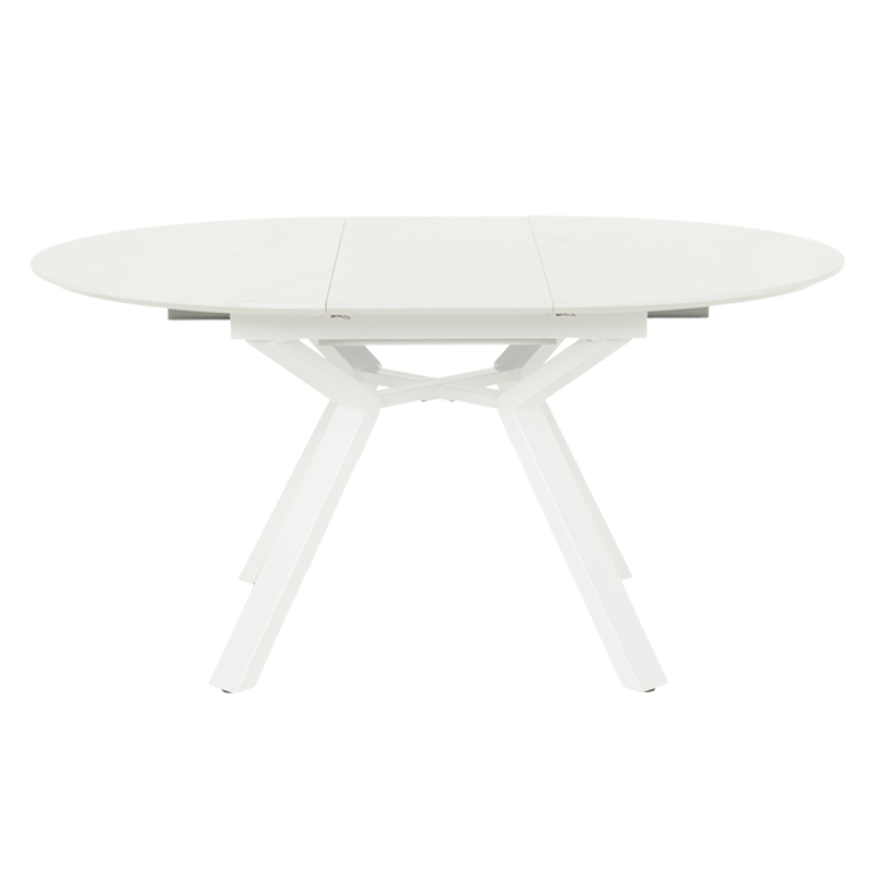 Разтегателна трапезна маса BOSTON - бяла
