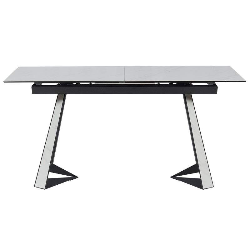 Разтегателна трапезна маса ADAM L - бяла