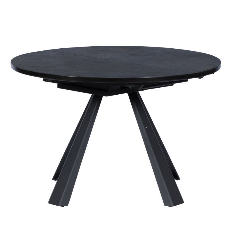 Разтегателна трапезна маса DOMINIK - черна