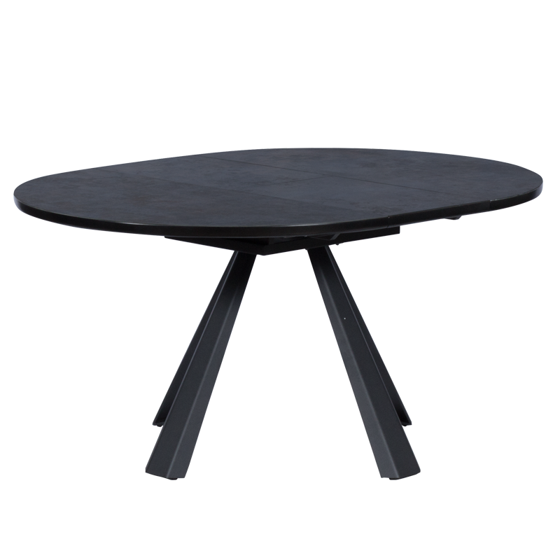 Разтегателна трапезна маса DOMINIK - черна