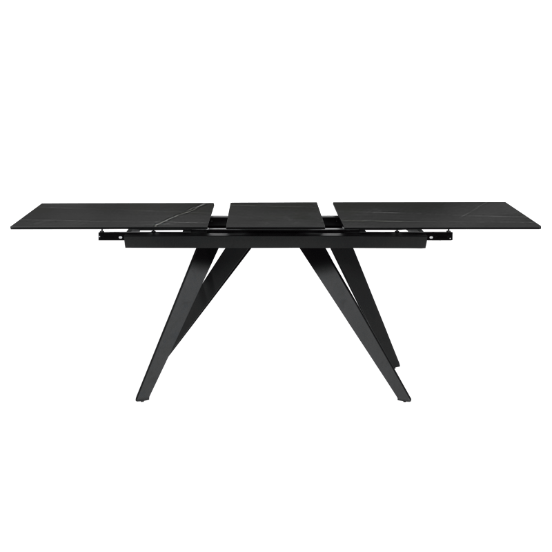 Разтегателна трапезна маса KONIN - черна