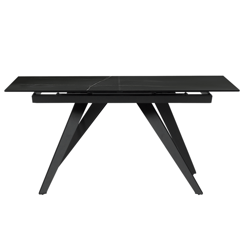 Разтегателна трапезна маса KONIN - черна