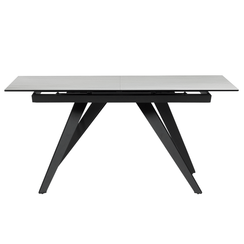 Разтегателна трапезна маса KONIN - бяла