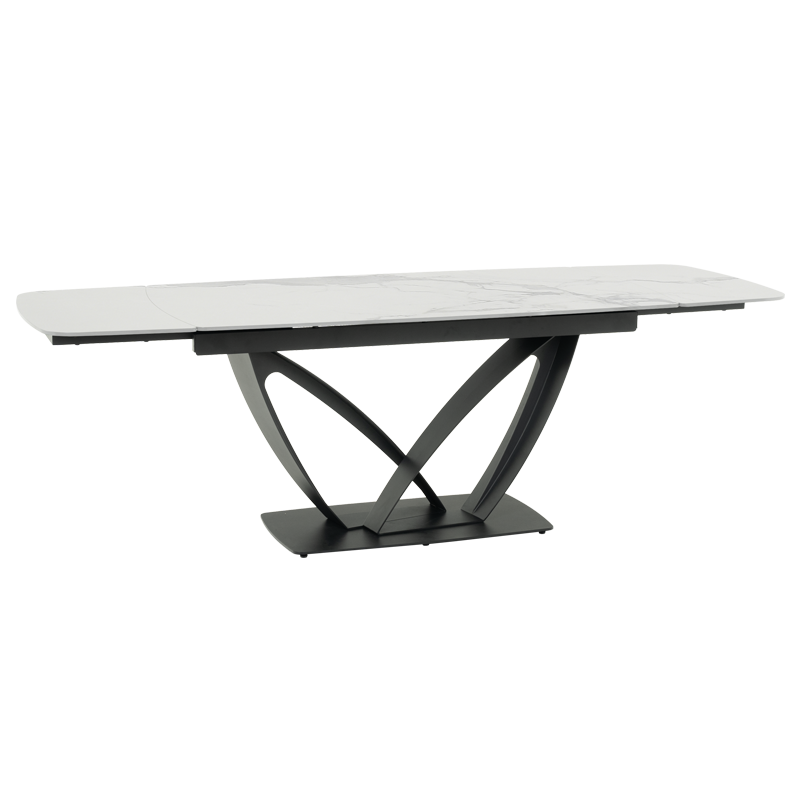 Разтегателна трапезна маса TORUN - бяла