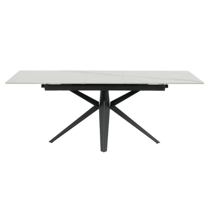 Разтегателна трапезна маса ZORY - бяла