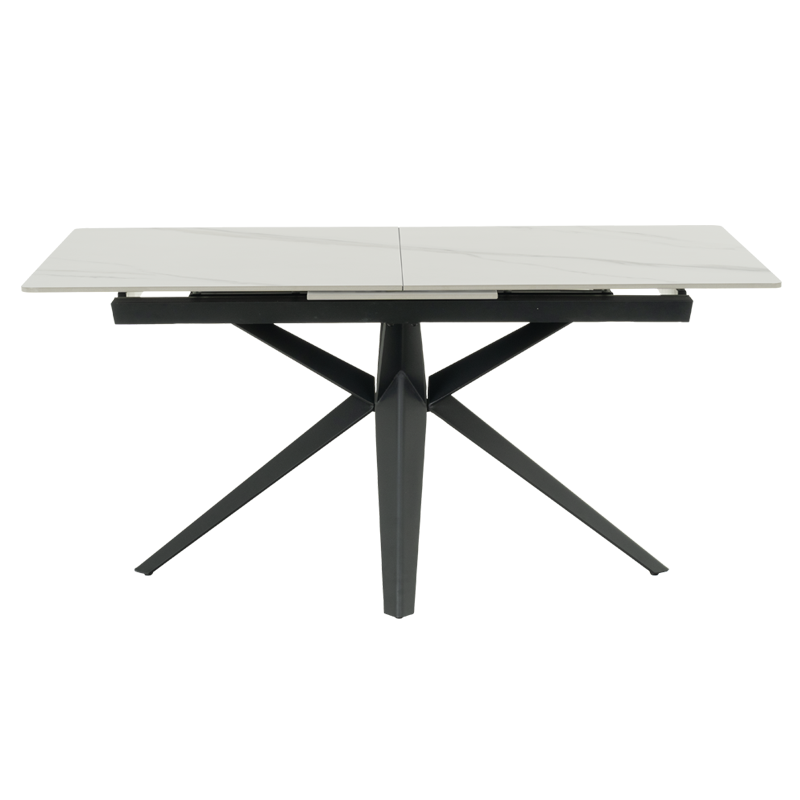 Разтегателна трапезна маса ZORY - бяла