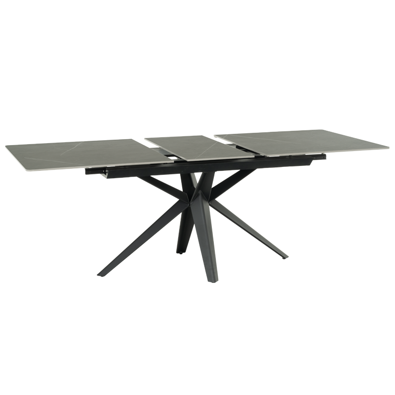 Разтегателна трапезна маса ZORY - сива