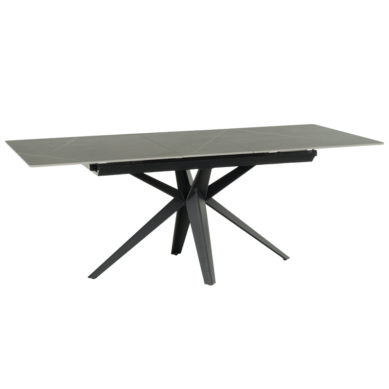 Разтегателна трапезна маса ZORY - сива