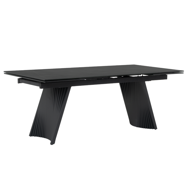 Разтегателна трапезна маса KOWAL - черна