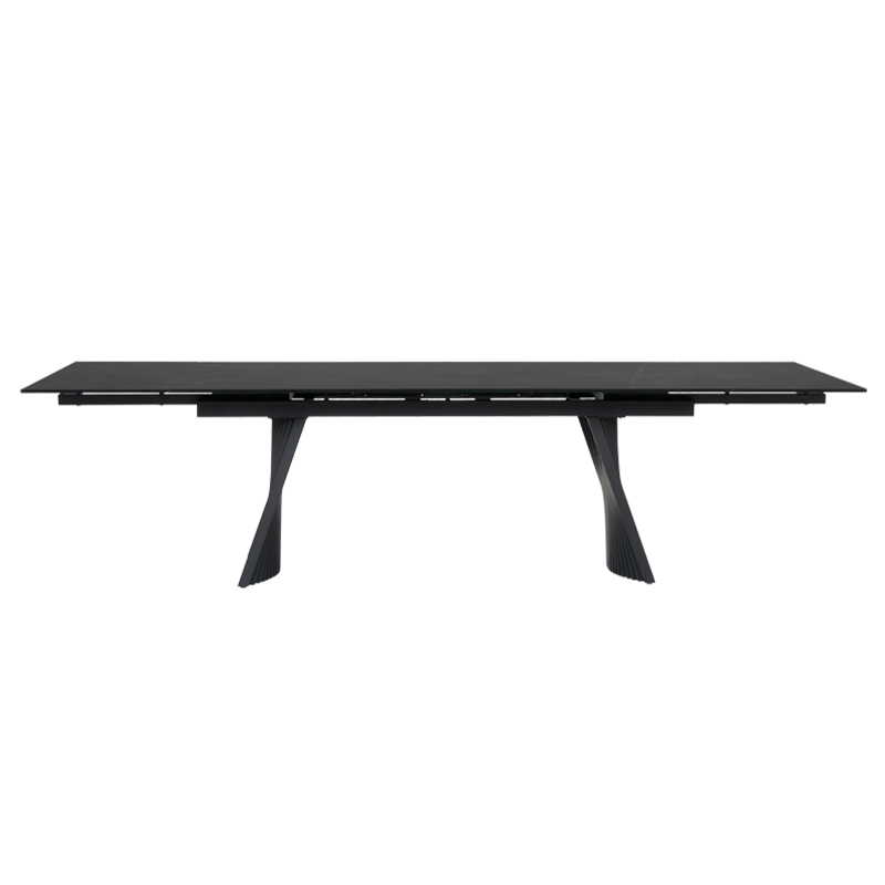 Разтегателна трапезна маса KOWAL - черна