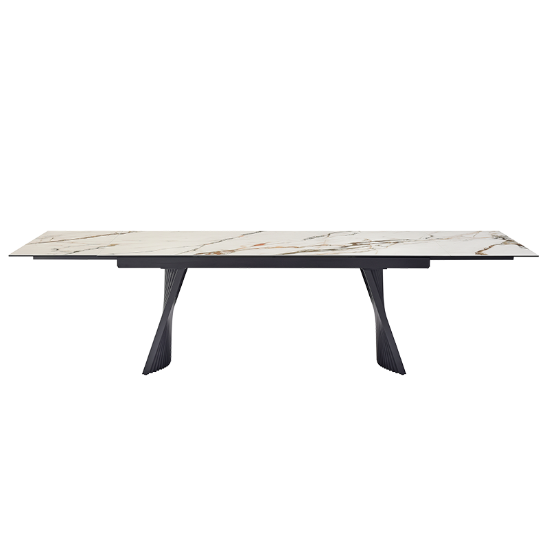 Разтегателна трапезна маса KOWAL - бяла