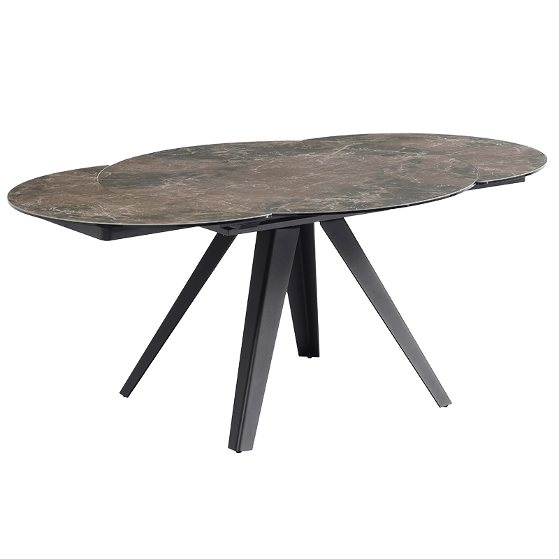 Разтегателна трапезна маса BOLKOW - кафява