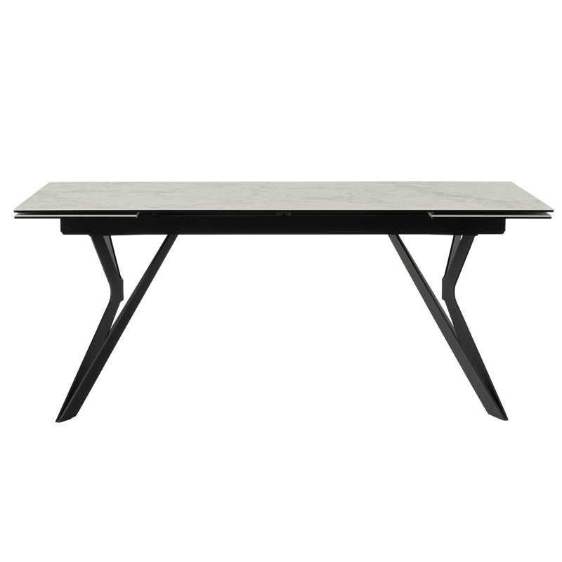 Разтегателна трапезна маса MARKI - бяла