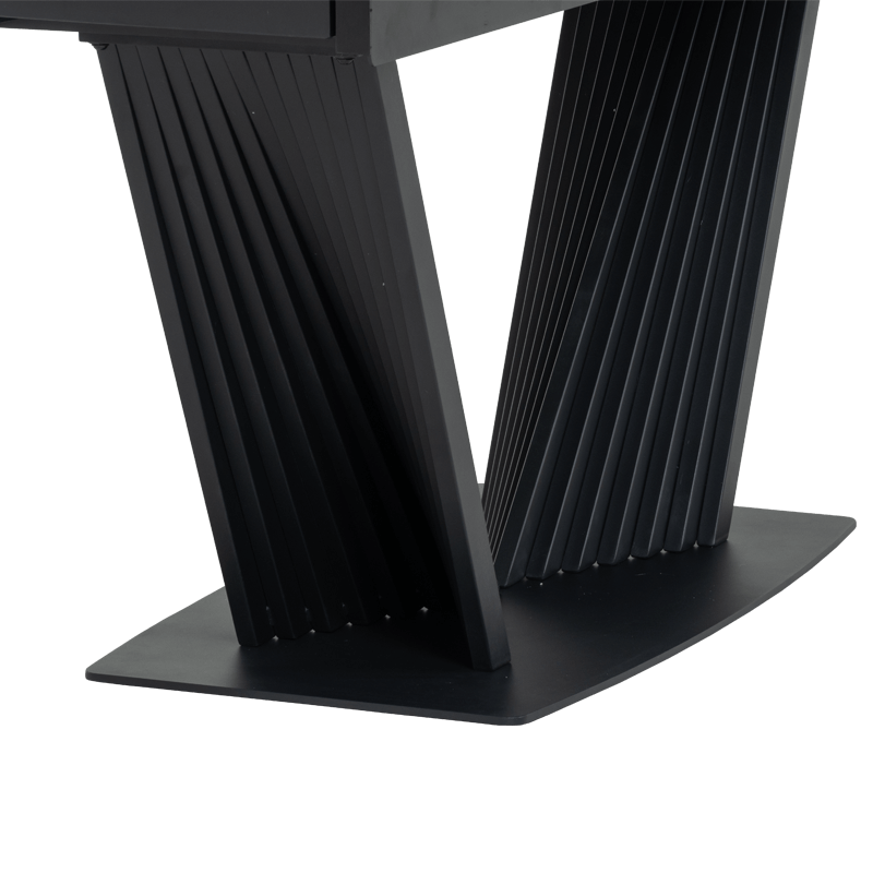 Разтегателна трапезна маса LEGNICA - бяла