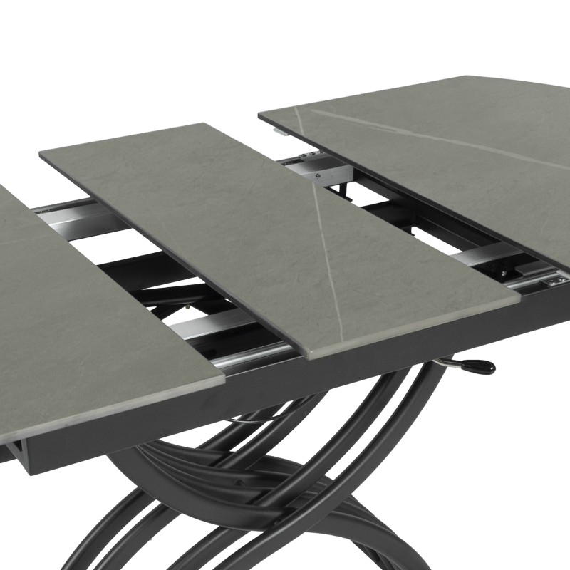 Разтегателна маса с повдигащ механизъм LESKO - сива