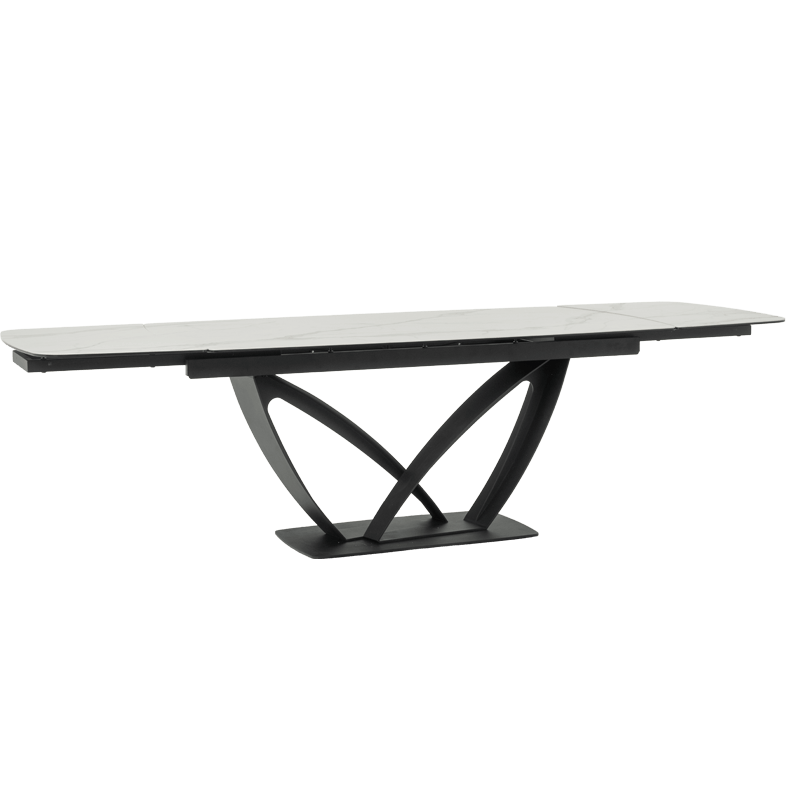 Разтегателна трапезна маса TORUN 2 - бяла