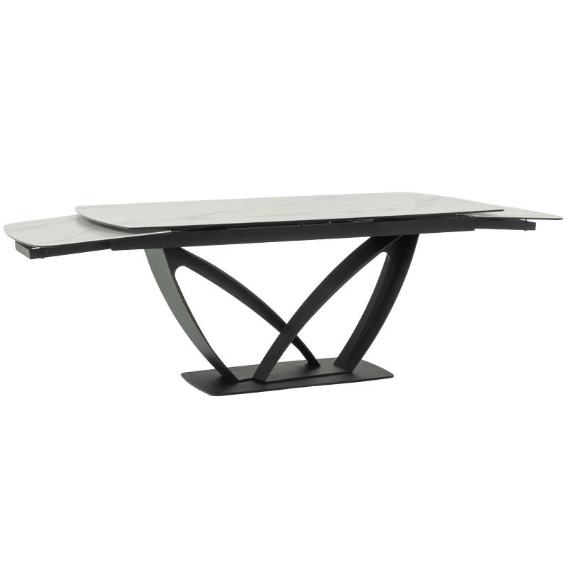 Разтегателна трапезна маса TORUN 2 - бяла